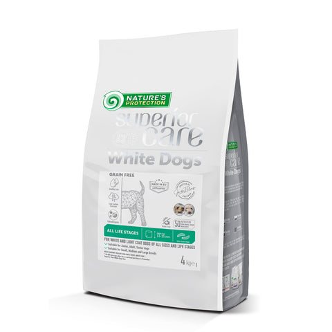 Nature's Protection, Superior Care - Grain-Free Dog Food with Insects, All Breeds and Life Stages, White Coat