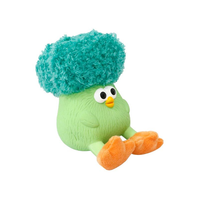 MISOKO | Dog toy "Vegetable Friends" - latex &amp; plush, with squeaker - 11 cm