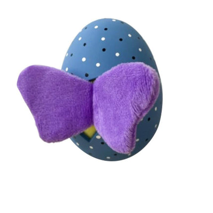 MISOKO | Hundespielzeug Eier - Latex & Plüsch - 11  cm