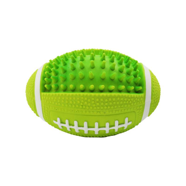 MISOKO | Dog Toy Rugby Ball - Latex &amp; Rubber - 12.5 cm