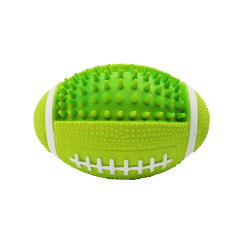 MISOKO | Hundespielzeug Rugbyball - Latex & Gummi - 12,5 cm