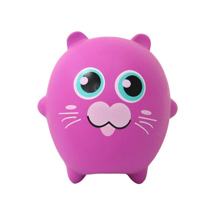 MISOKO | Dog toy animals made of latex - empty, with squeaker - 7 cm