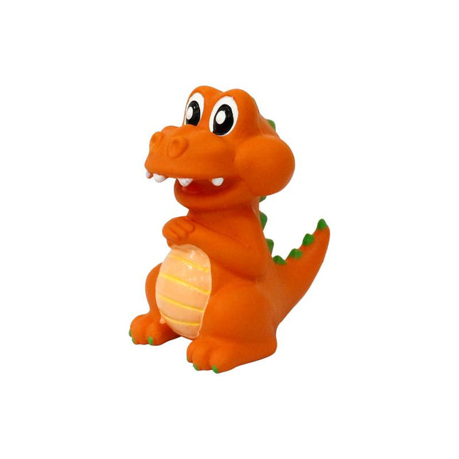 MISOKO | Latex Dinosaur Dog Toy - Without Filling, with Squeaker - 9 cm