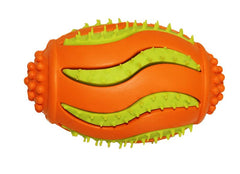 MISOKO | Hundespielzeug Rugbyball - Gummi & Latex - 9 cm