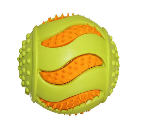 MISOKO | Hundespielzeug Rugbyball - Gummi & Latex - 8,5 cm