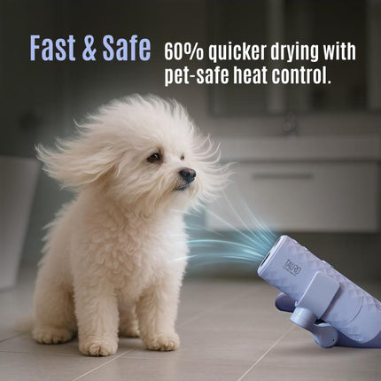 Tauro Pro Line - Hundeföhn mit flexiblem Hals-Aufsatzsystem & UV Licht