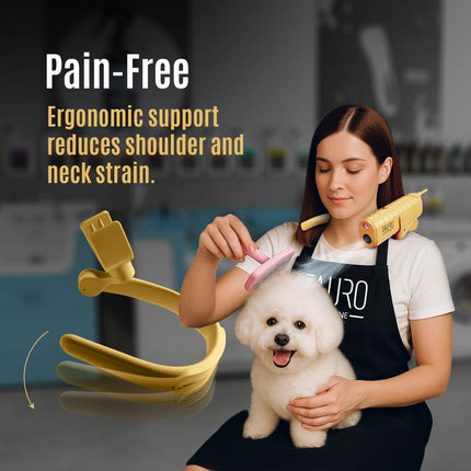 Tauro Pro Line - Hundeföhn mit flexiblem Hals-Aufsatzsystem & UV Licht