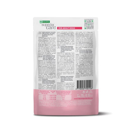 Nature's Protection Superior Care - Nassfutter, Ergänzungsfutter mit Thunfisch für Erwachsene Hunde, Weißes Fell, Alle Rassen, 70 g